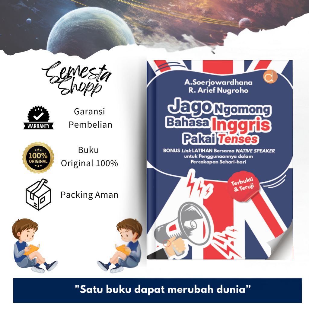 Jual Buku Jago Ngomong Bahasa Inggris Pakai Tenses - Buku Bahasa