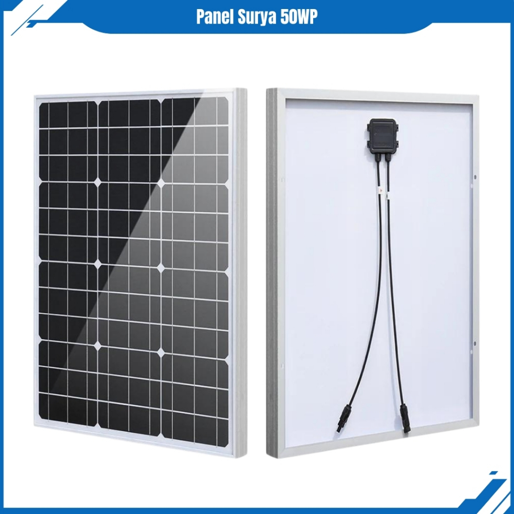 Jual Solar Panel Solar Cell Panel Surya 50WP Mono Shingled Power Tenaga ...