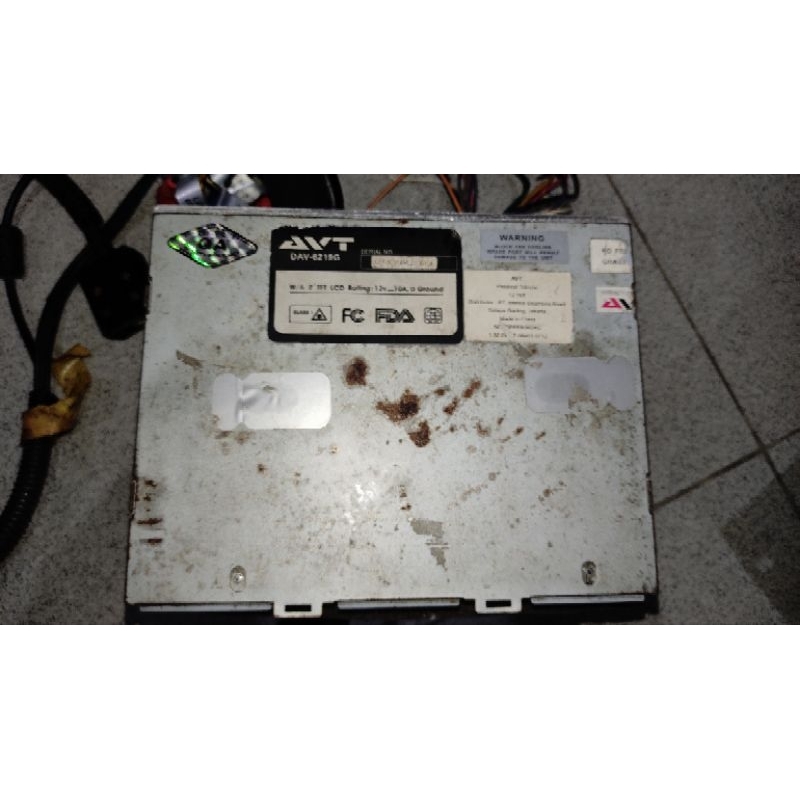 Jual mesin utuh head unit avt DAV-6219G jaminan masih hidup normal ...
