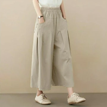 Celana Kulot Linen Jumbo Wanita ANOYA