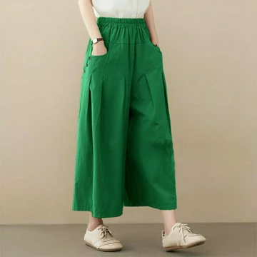 Celana Kulot Linen Jumbo Wanita ANOYA