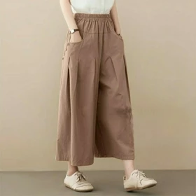 Celana Kulot Linen Jumbo Wanita ANOYA