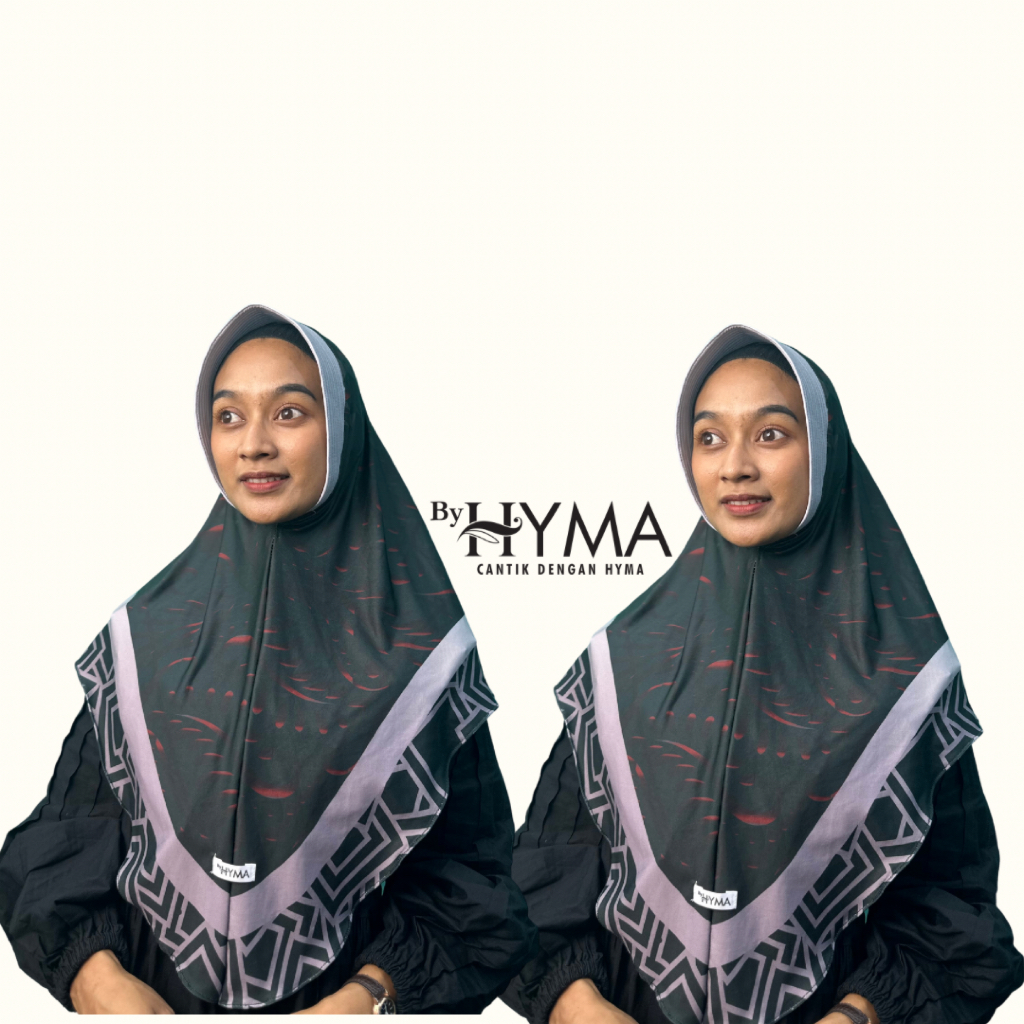 Jual Hyma Hijab - BERGO JAMEELA HIJAB Instan Daily matt Jersey printing ...
