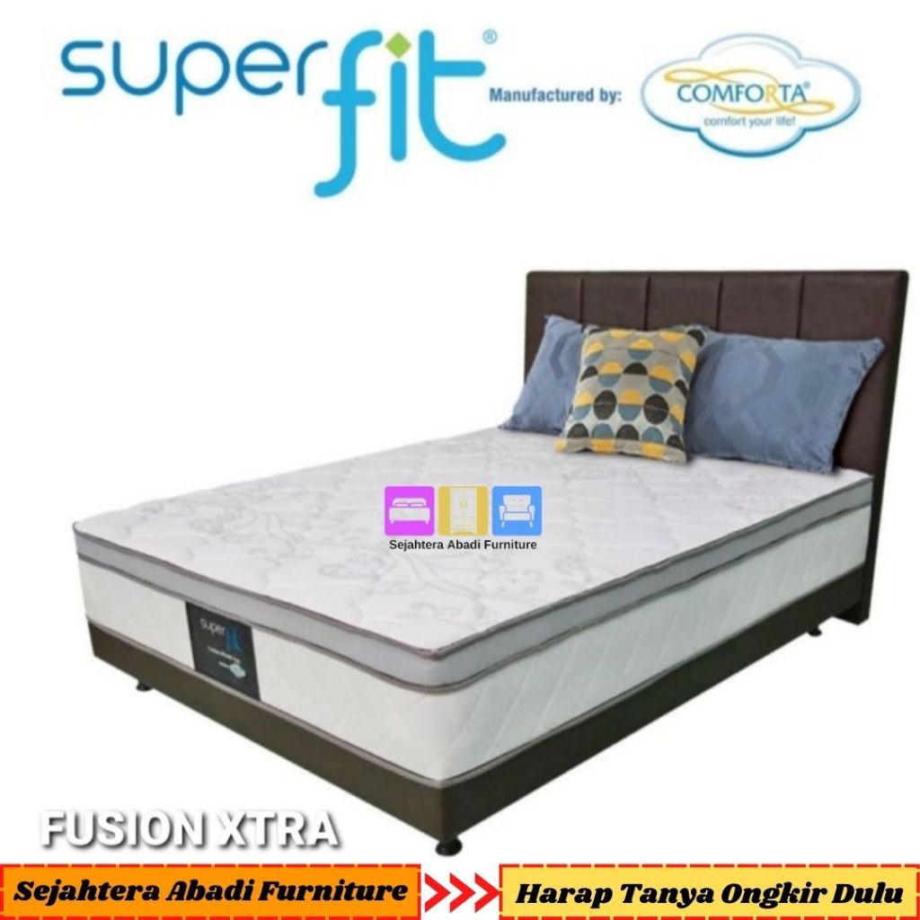 Jual comforta springbed multibed superfit fusion plushtop tebal, fusion ...