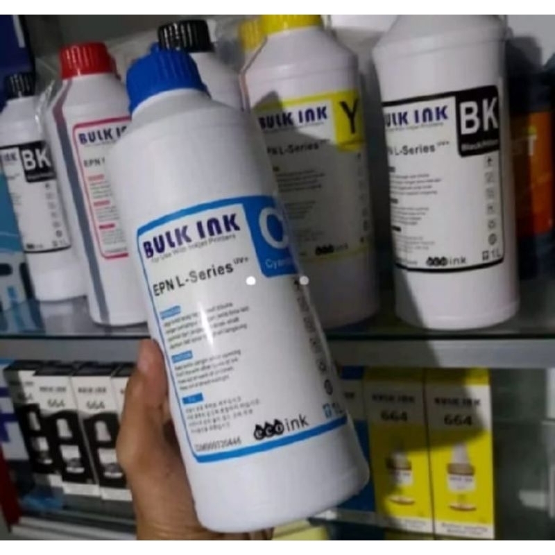 Jual Tinta Bulk ink Premium Untuk Epson L Series 1 liter Bulk ink ...