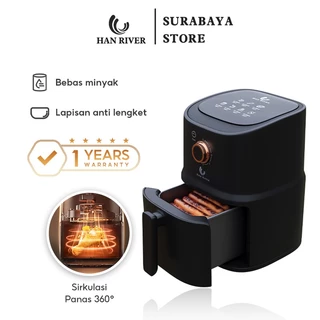 HAN RIVER HRAF04PK Air Fryer 3.5L 500watt Low power Pink Listrik