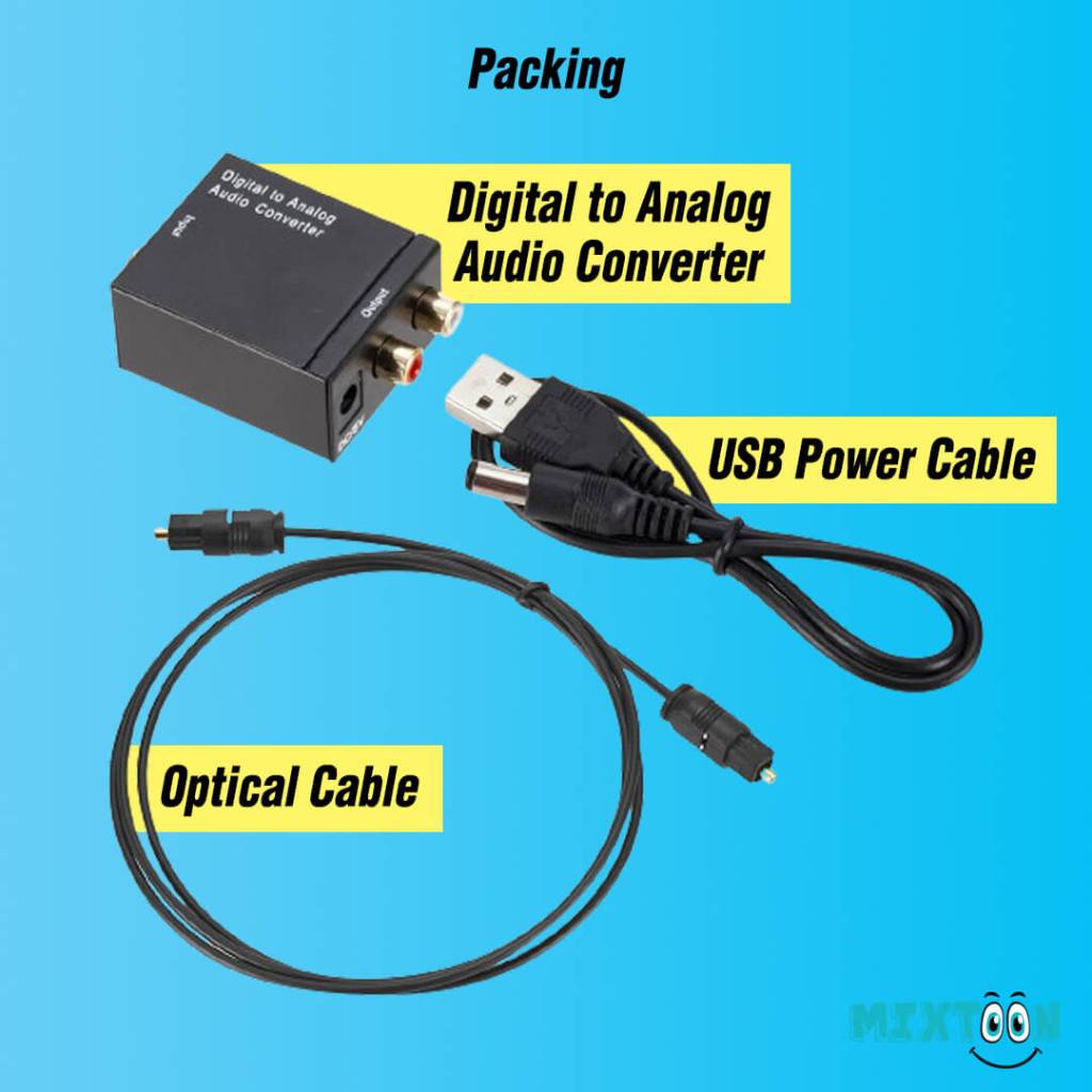 Jual Pengubah Sinyal Audio Digital ke Analog Smart TV Konverter Coaxial ...