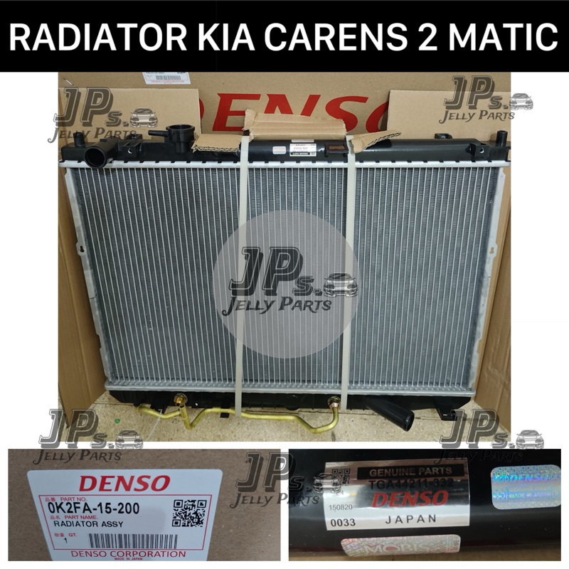 Jual RADIATOR ASSY KIA CARENS 2 MATIC ASLI ORIGINAL DENSO JAPAN ...