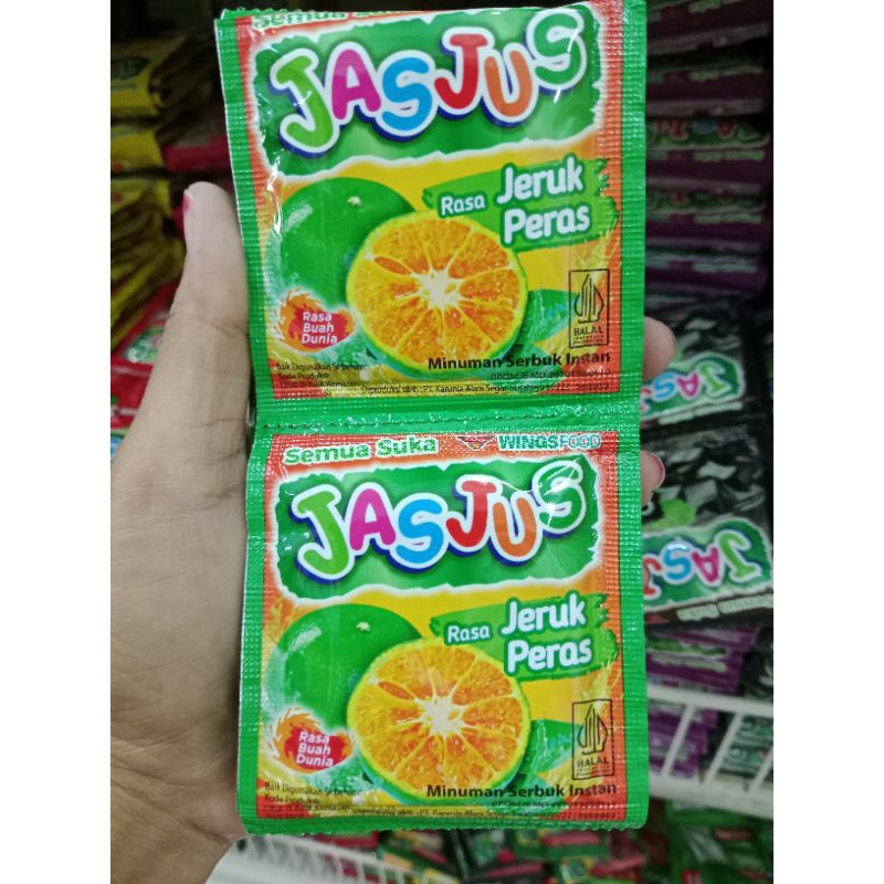 Jual JasJus Rasa Jeruk Peras 1 Renceng isi 10 Sachet | Shopee Indonesia