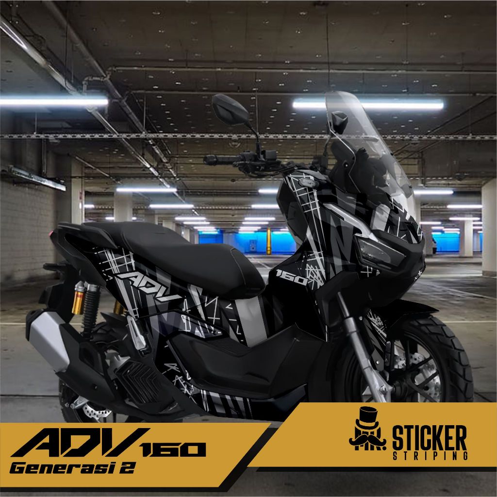 Jual Decal Honda ADV 160 ADV 150 Full Body Custom Stiker Varasi Motif ...