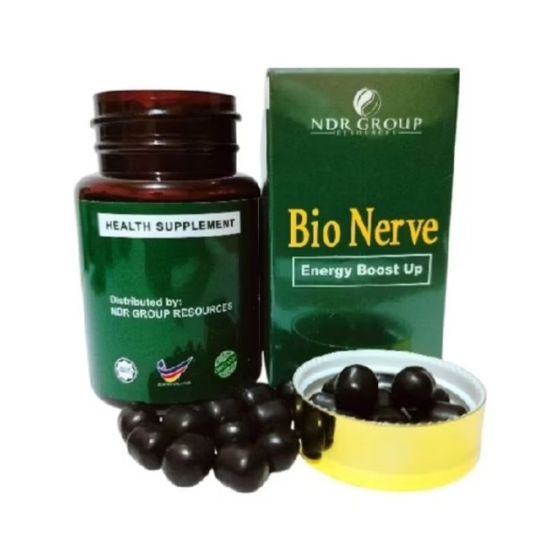 Jual B!O- NERVE 1 Botol isi 40 pil bio neve ndr ORIGINAL 100% Malaysia ...