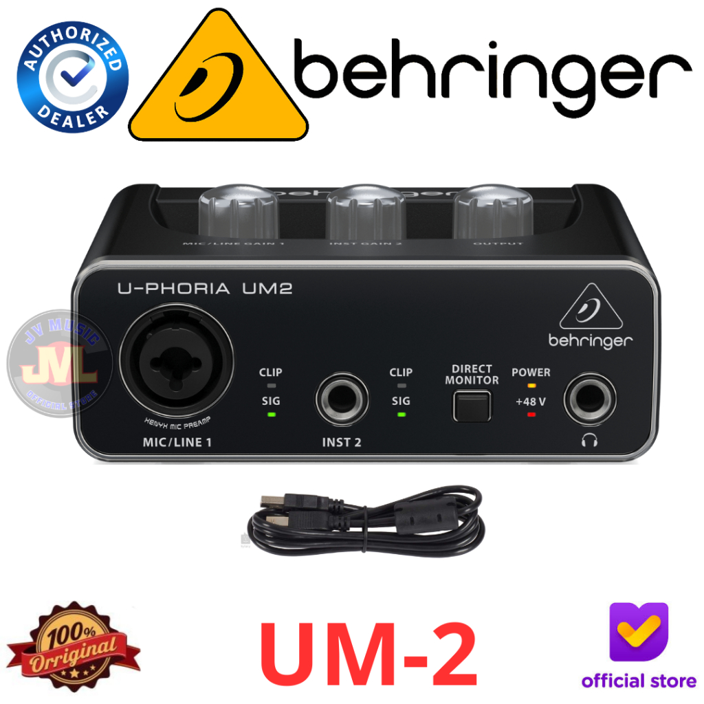 Jual Behringer UM2 USB Audio Interface Behringer UM-2 Soundcard ...
