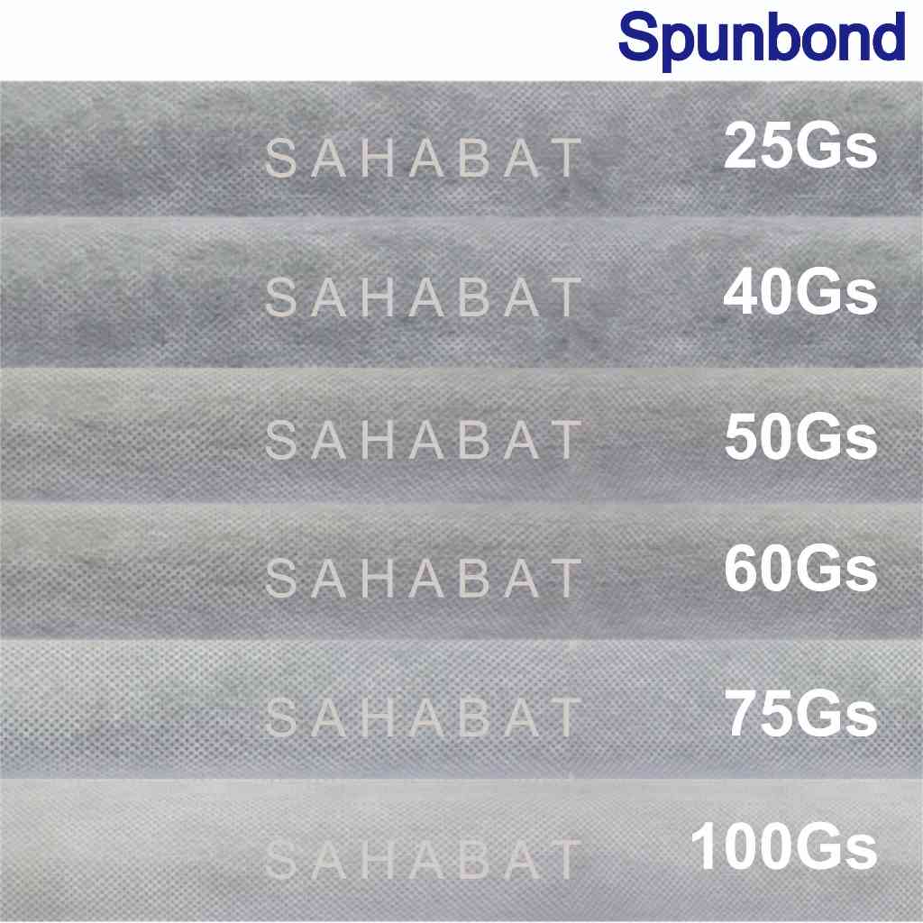 Jual Bahan Spunbond ROL Hitam Putih / 25Gs / 40Gs / 50Gs / 60Gs / Bahan ...