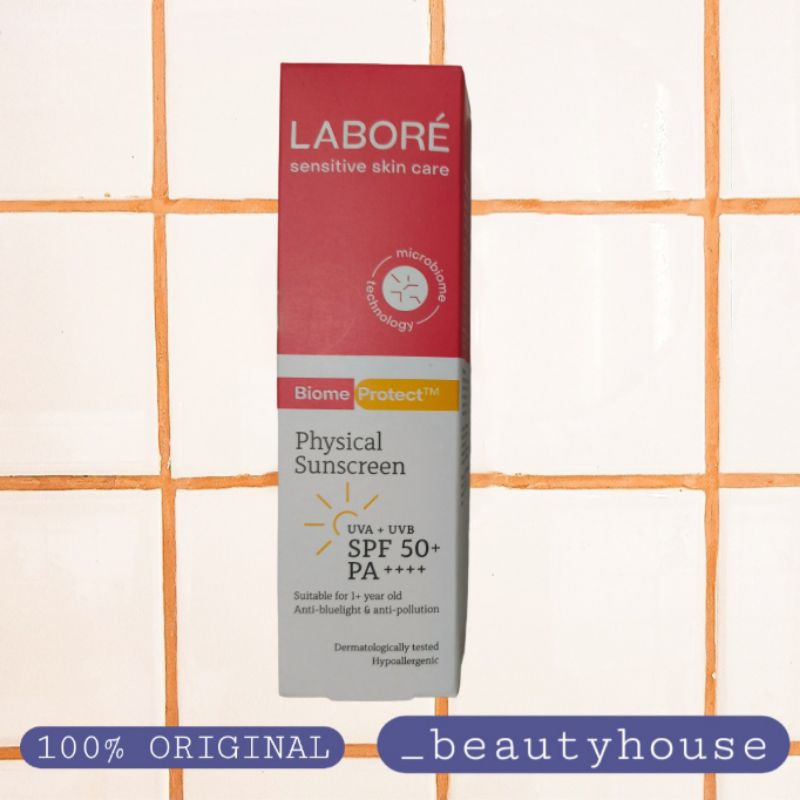 Jual ORIGINAL NEW LABORE Biome Protect Physical Sunscreen SPF 50+ PA ...