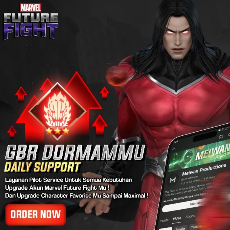 Jual GBR Dormammu Daily Support Marvel Future Fight Shopee Indonesia