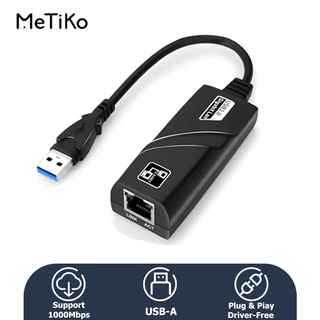 MeTiKo CONVERTER ADAPTER USB LAN 3.0 ETHERNET GIGABIT UP TO 1000 MBPS