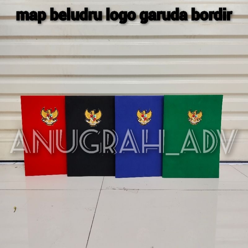 Jual map beludru map upacara map kantor map sekolah map upacara logo ...