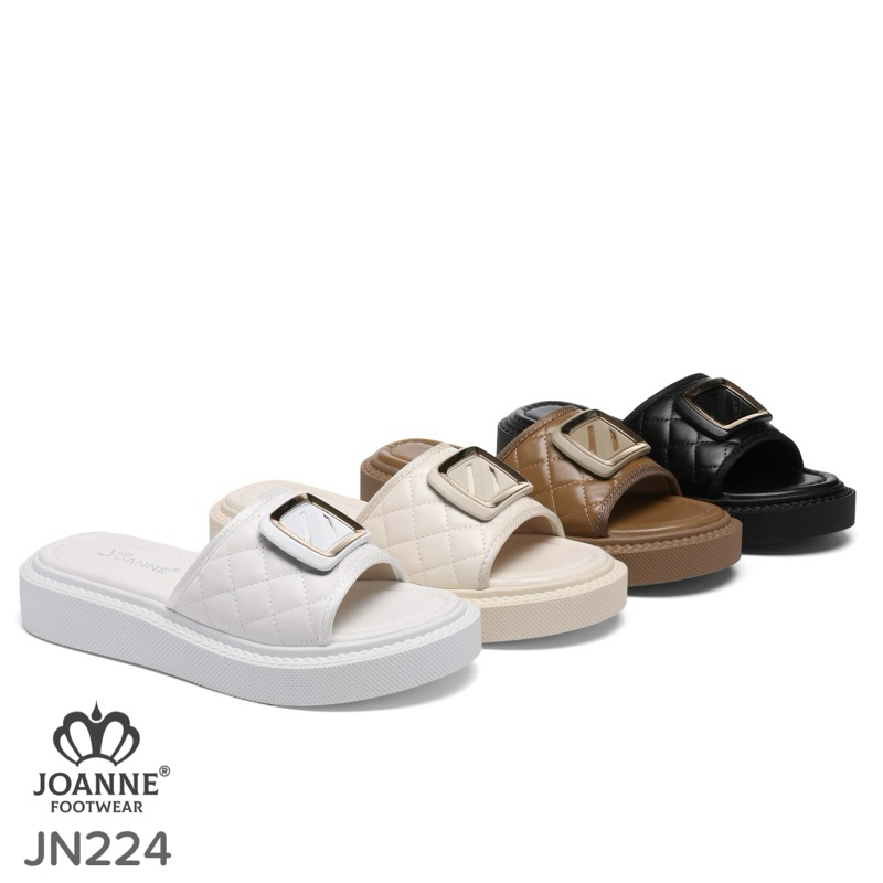 JOANNE FOOTWEAR Slop Flip-Flop Sandals Shoes Sepatu Wanita #JN224