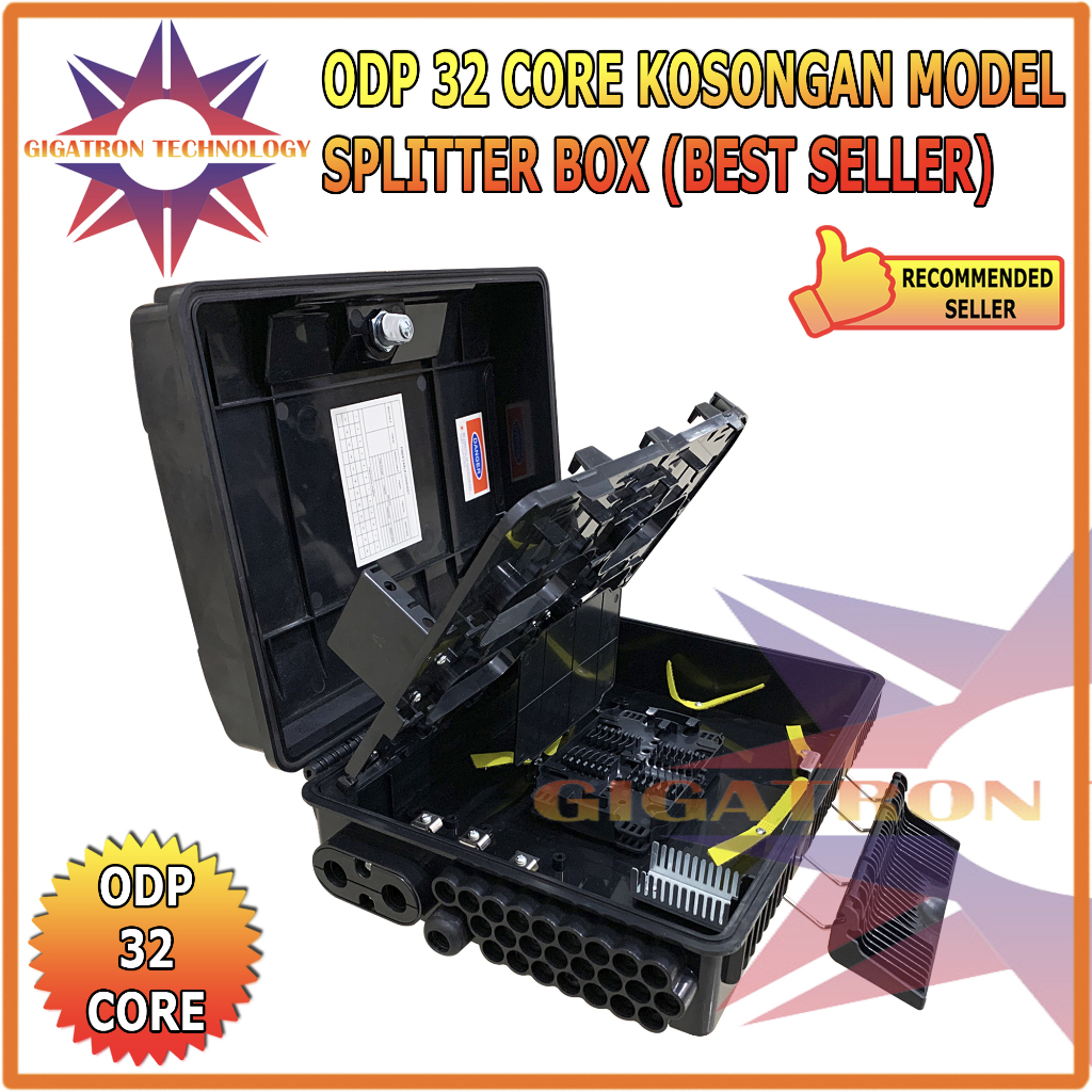 Jual ODP 32 Core Model Box Splitter Kosongan / ODP Tiang 32 Core PLC ...