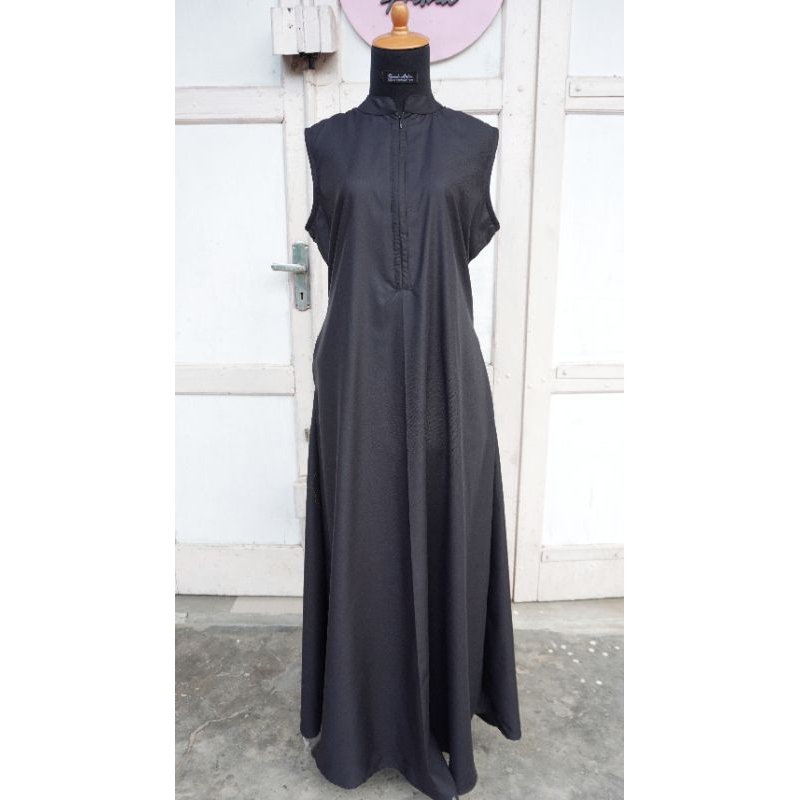 Jual Gamis Inner (Tanpa Lengan) Hitam | Rumah Aisha | Shopee Indonesia