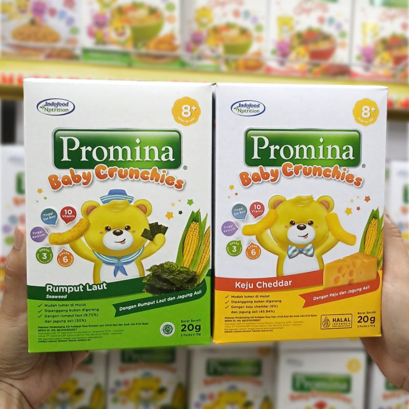 Jual Promina Snack Baby Crunchies Box 20g | Shopee Indonesia
