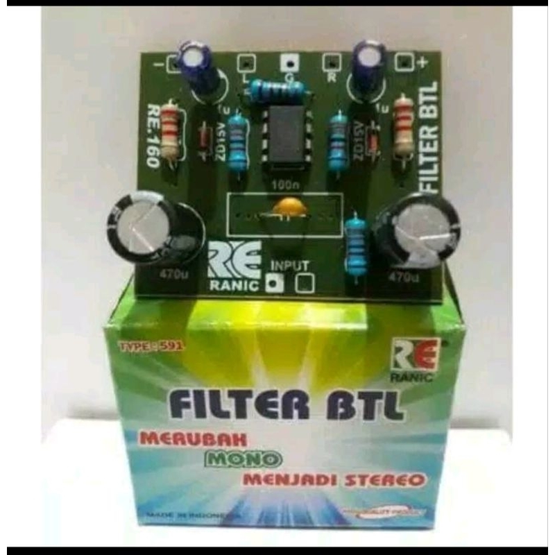 Jual Pro Audio Kit Filter BTL - Merubah Mono menjadi Stereo | Shopee ...