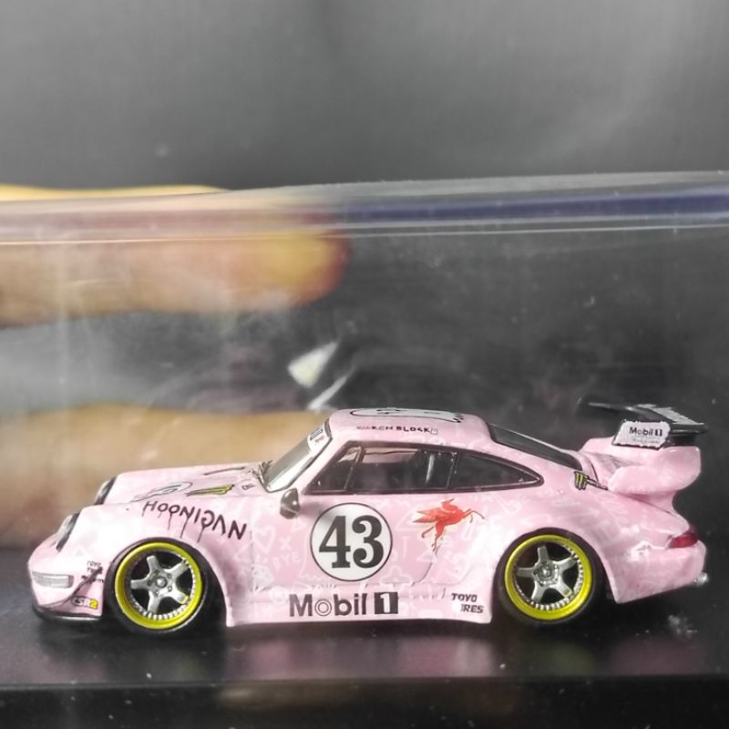 Jual King Model 1/64 Porsche RWB 964 Hoonigan Ken Block Pink