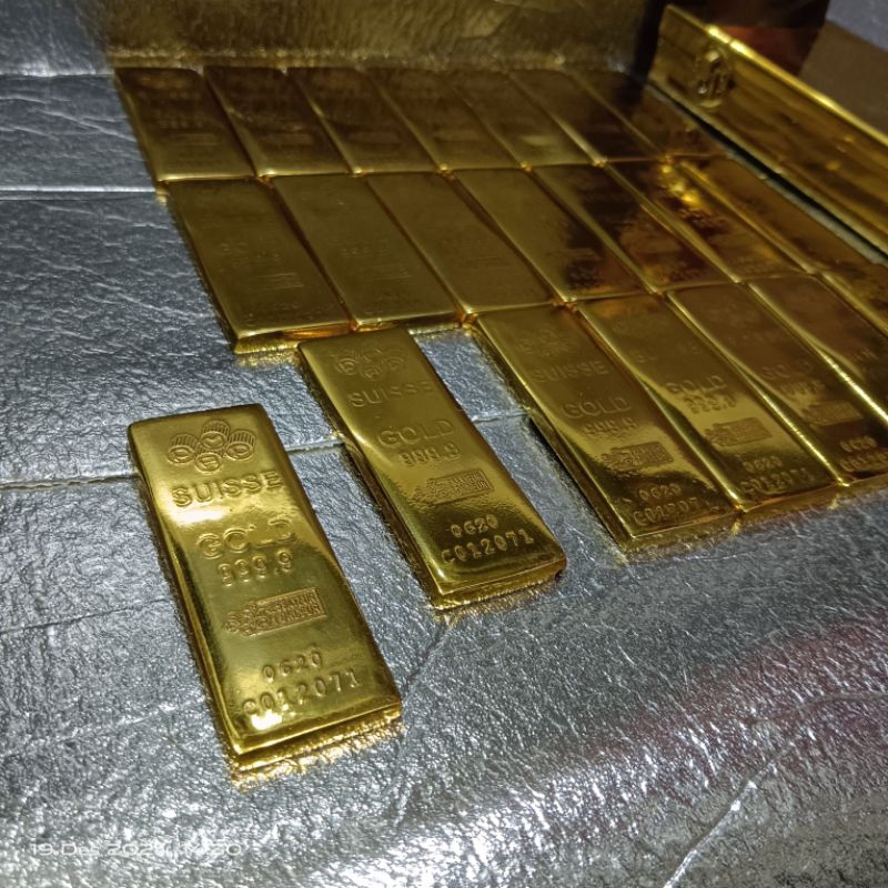 Jual barang antik 1 satu box bok Kuningan sari lm fine gold bukan ...