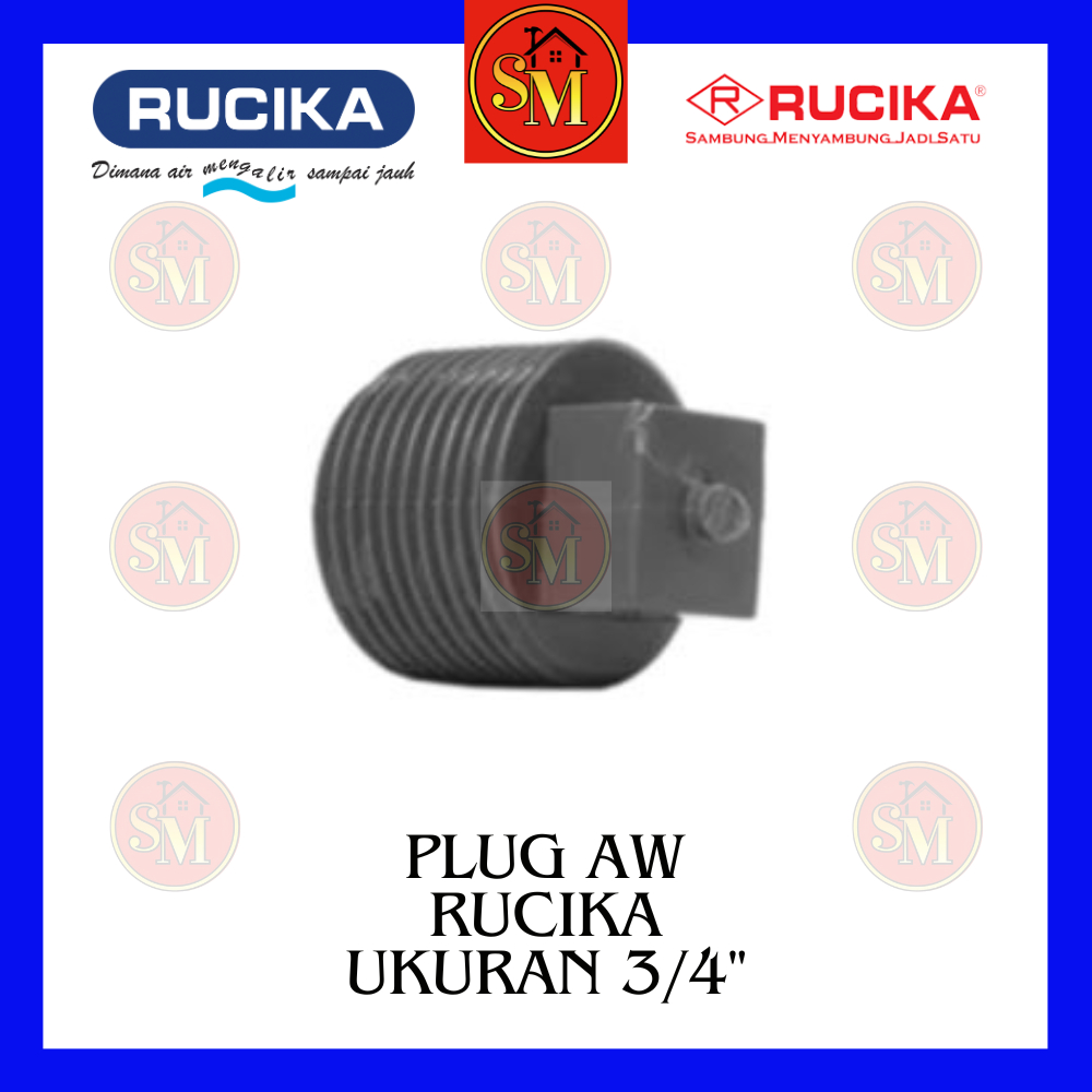 Jual Plug PVC Rucika AW 3/4