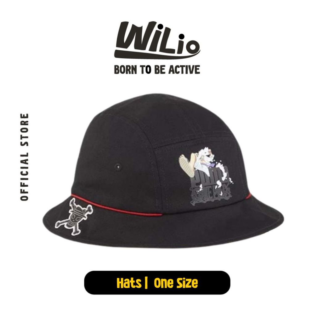 Jual PUMA One Piece Bucket Hat Jr 02537501 - Topi Anak (Hitam