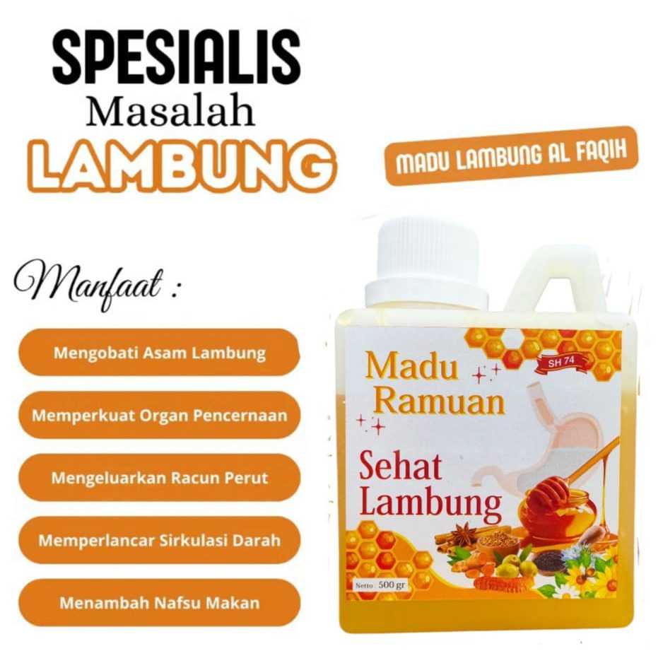 Madu Lambung 500 gram Herbal Asam Lambung Maag dan Gerd
