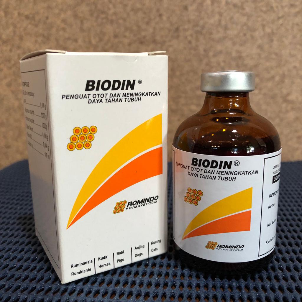 Jual BIODIN 100 ML - Injeksi ATP Intramuskular Untuk Hewan | Shopee ...
