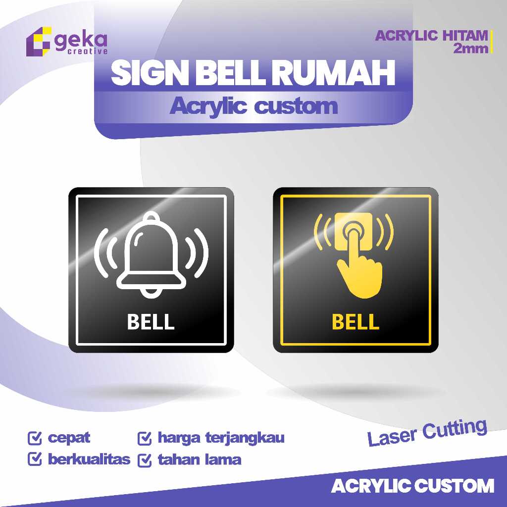 Jual Sign Akrilik Tempel Murah 