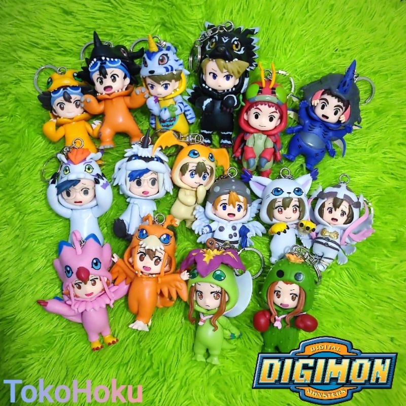 Jual Gantungan Kunci Digimon Adventure Action Figure Mainan Koleksi ...
