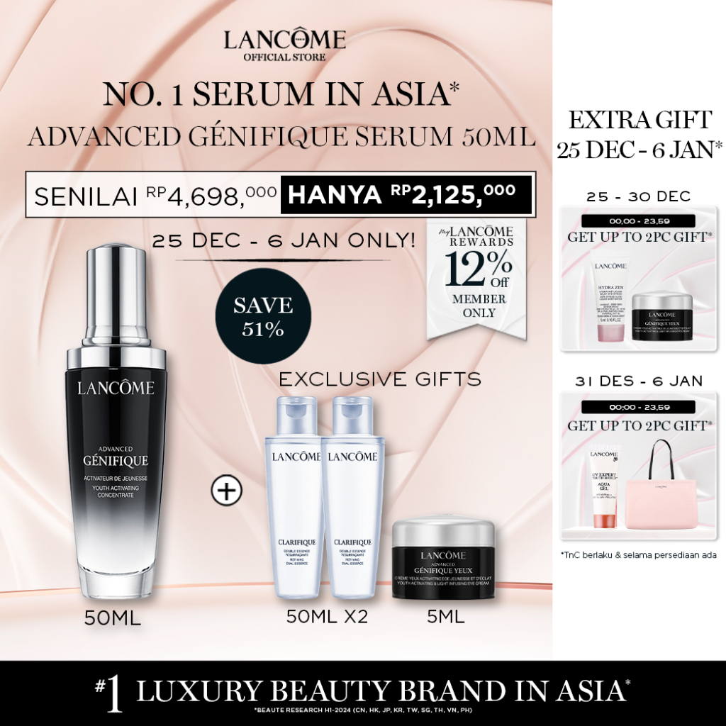 Lancôme serum newest x2