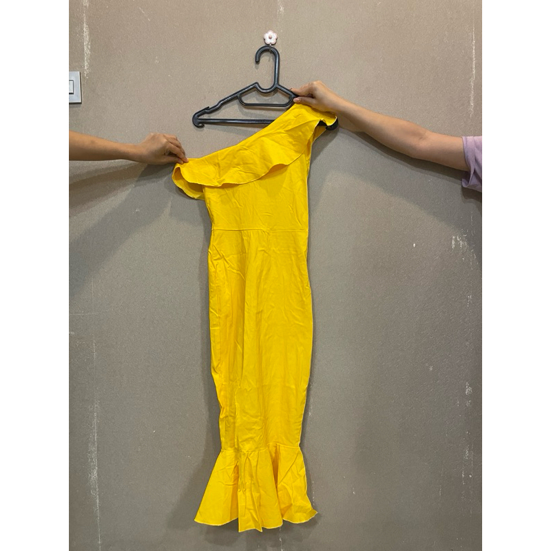 Jual Dress panjang kuning | Shopee Indonesia