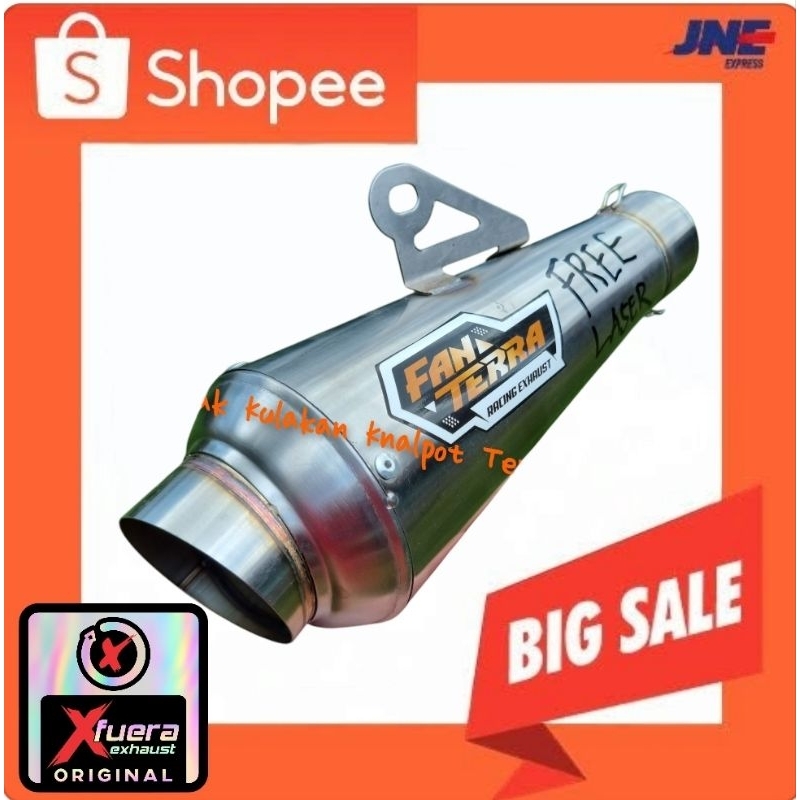 Jual Slincer Knalpot fantera fanterra jenong 50mm bore up drag road ...