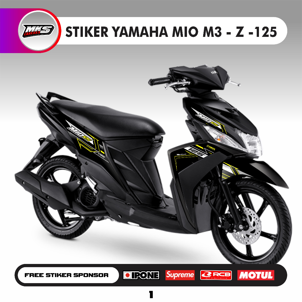 Jual Stiker Mio125, MIO M3, MIO Z - Striping Mio125, MIO M3, MIO Z ...