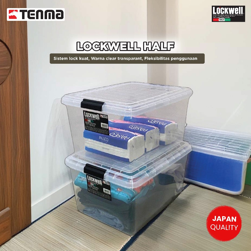 Jual TENMA Container Box Japan Quality Kotak Penyimpanan Plastik ...