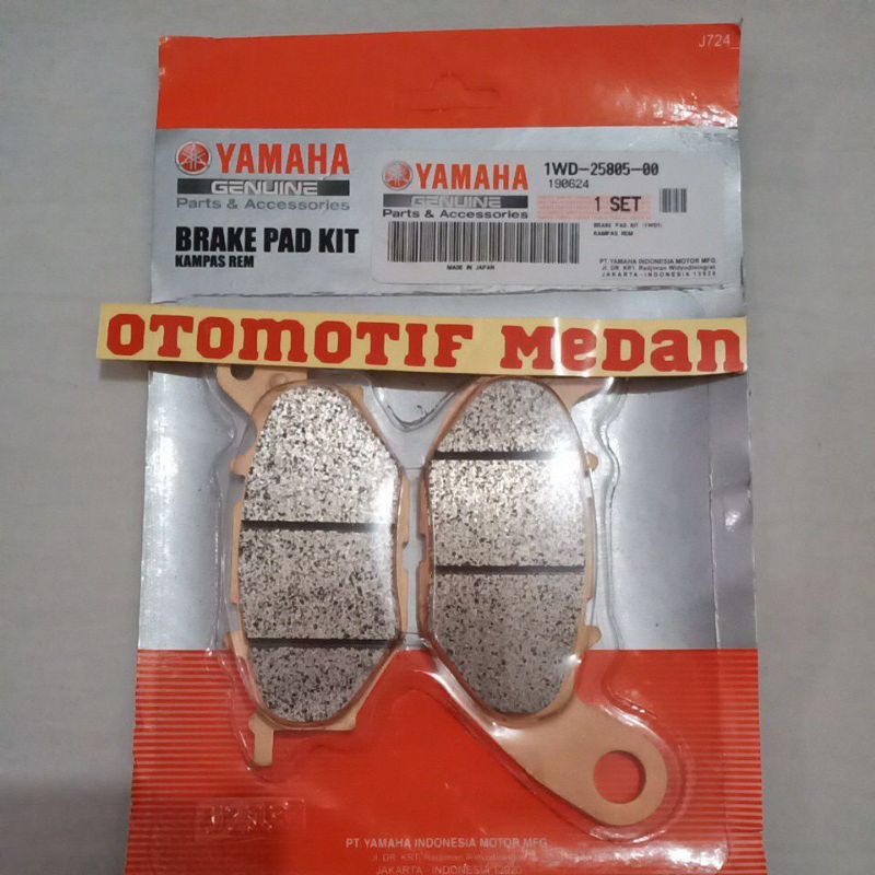 Jual DISK PAD / BRAKE PAD / KAMPAS KAIN REM CAKRAM YAMAHA R25 ORIGINAL ...
