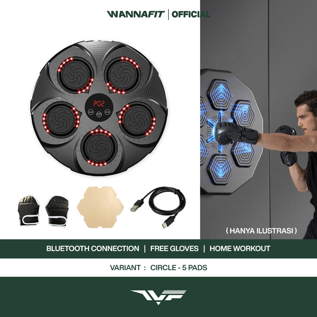 Jual WANNAFIT Music Boxing Machine | Alat Latihan Olahraga Boxing MMA ...