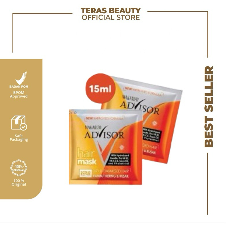 Jual MASKER RAMBUT MAKARIZO | Makarizo Advisor Hair Repair Mask Sachet ...