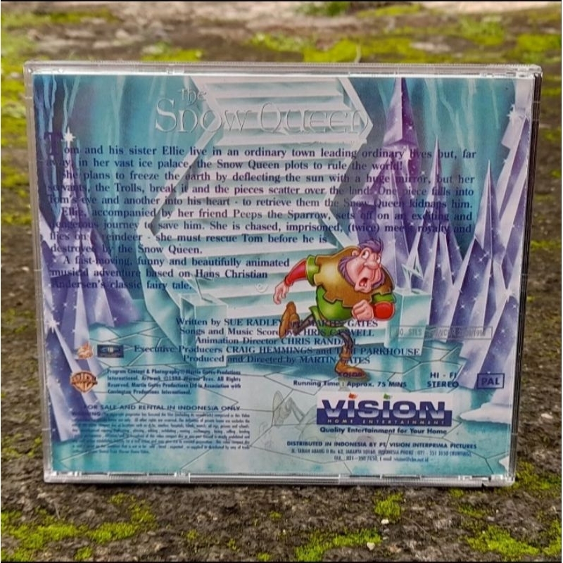 Jual The Snow Queen Animated (1995) 2 Disc ORIGINAL Warner Bros VISION ...