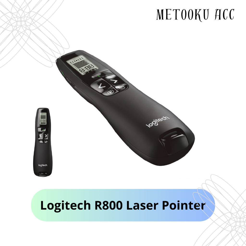 Jual Logitech R800 Remote Pointer Presenter Wireless Laser Hijau ...