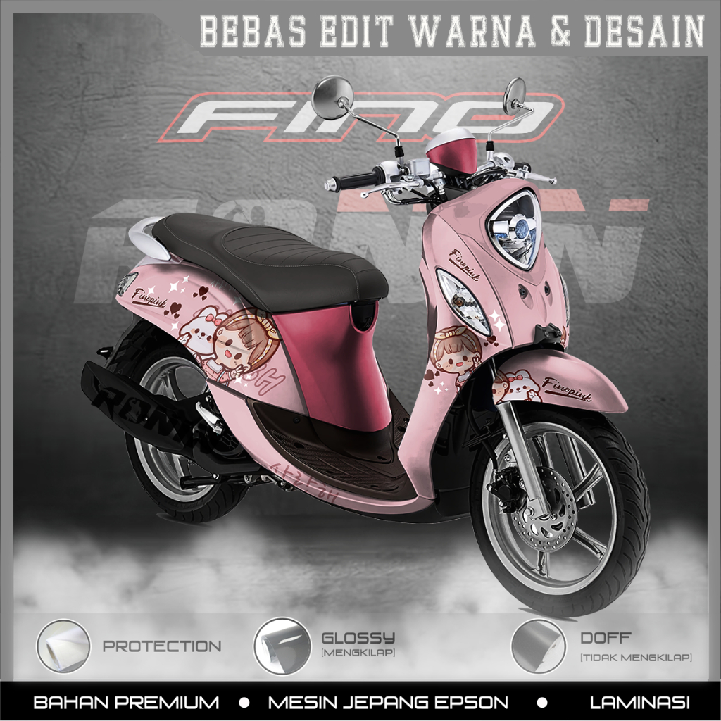 Jual STICKER DECAL STIKER FULL BODY FINO 125 NEW FINO 125 FINO BARU ...
