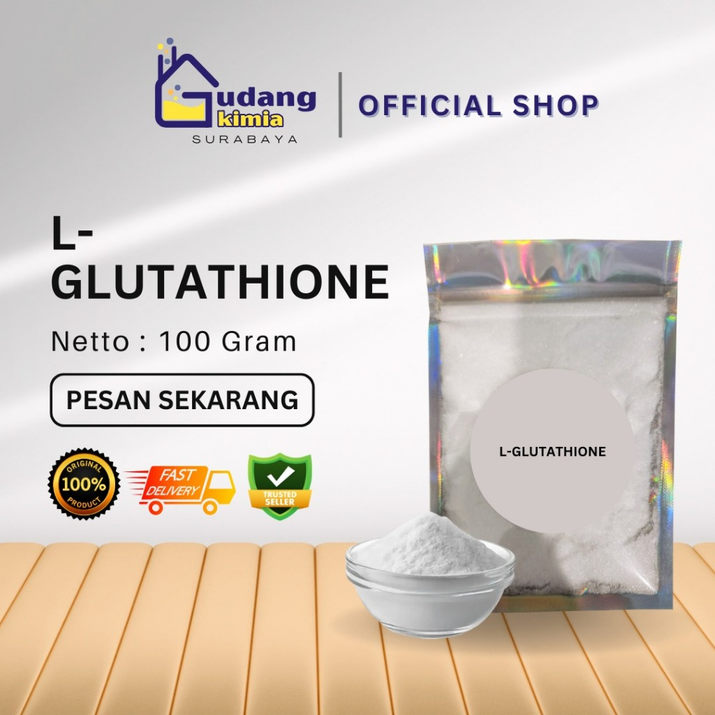 jual glutathione bubuk Organik Pemutih Anti Penuaan Antioksidan Tinggi Murni Jual Murni Glutathione Powder 25gr