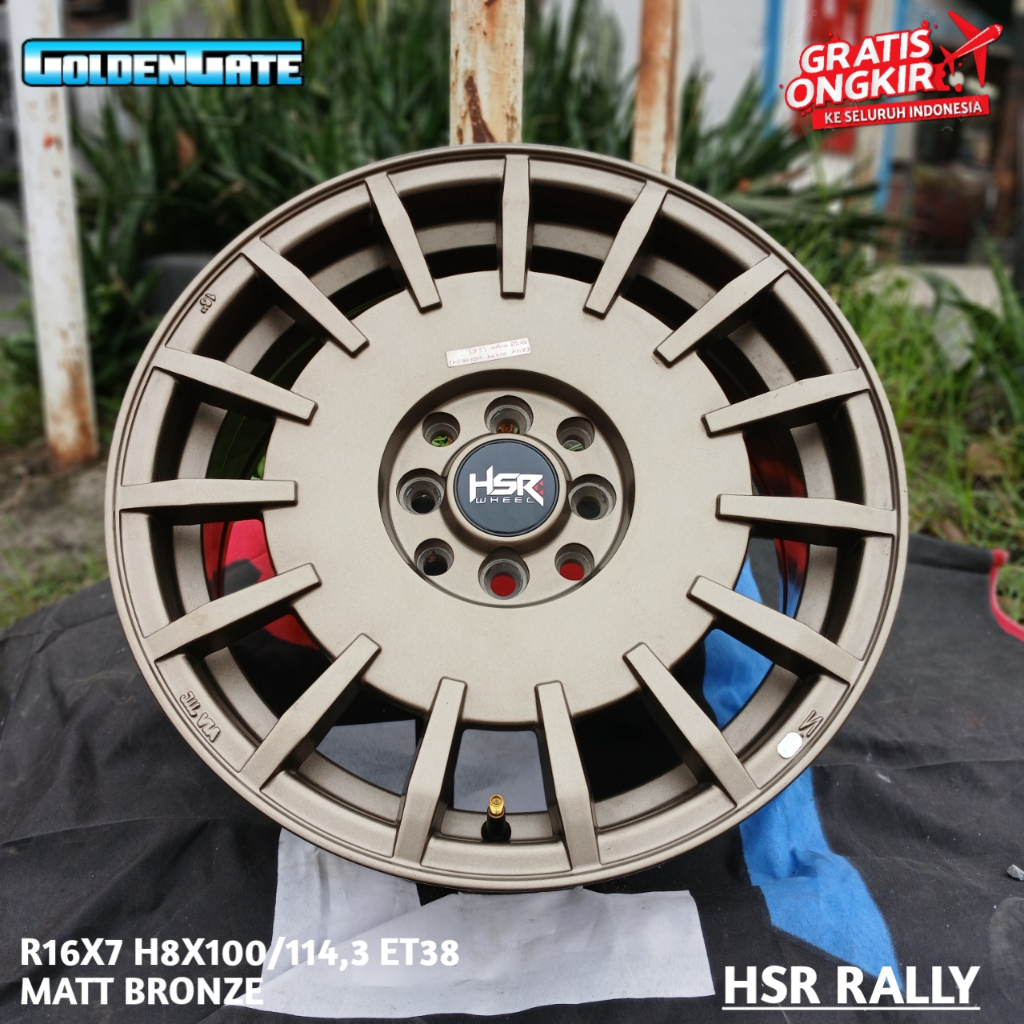 Jual Velg rally r16 hsr original lebar 7 double pcd matt bronze bisa ...