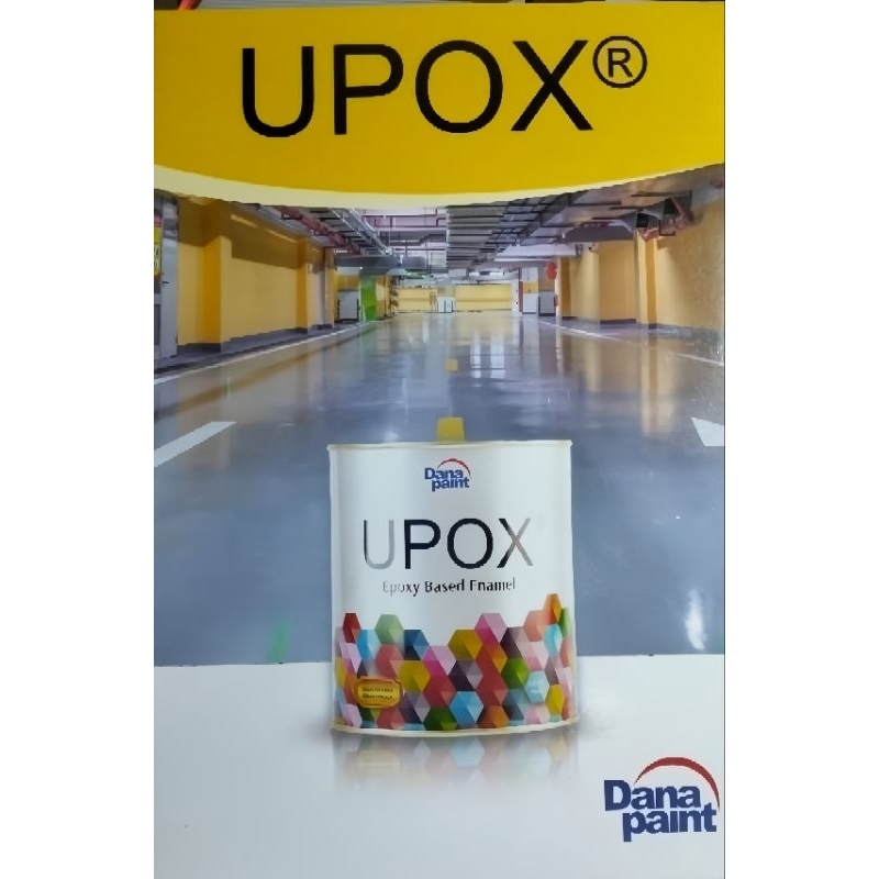 Jual Cat epoxy lantai Dana paint UPOX 0.9L set hardener, Cat lantai ...