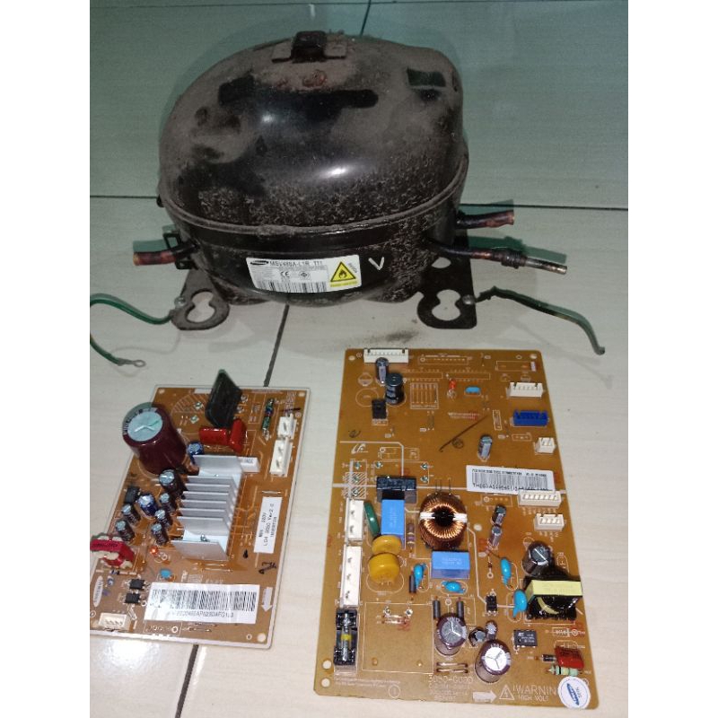 Jual modul set beserta kompresor kulkas samsung inverter bekas | Shopee ...