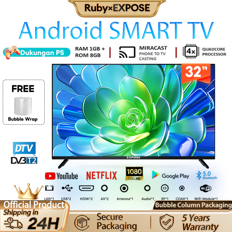 Smart tv 43 inch android tv 32 inch android 12.0 4k led